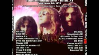 Rush 2112SoliloquyGrand Finale Live  Tucson 1978 [upl. by Nessaj]