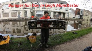 Bridgewater canal in Leigh Day Two Northwest magnet fishing family [upl. by Yllitnahc905]