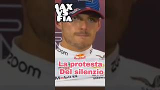 Max Percula la Fia in conferenza stampa la protesta del silenzio😂 F1 verstappen pressconference [upl. by Oznecniv]