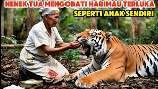 KISAH HARIMAU TERLUKA YANG DI BANTU MAK LEMBAYUNG SEORANG NENEK TUA [upl. by Aunson]