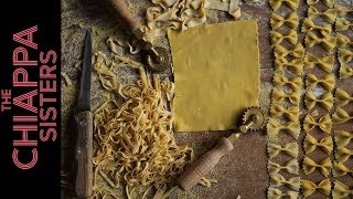 How to Shape Pasta  Chiappa Sisters [upl. by Ailekat400]