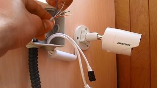 Как установить камеру видеонаблюдения  How to install ip camera [upl. by Salchunas]