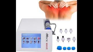 White Shockwave Therapy Expert Digital Touch Screen Physiotherapy and ED Treatment Biotronix [upl. by Allrud]