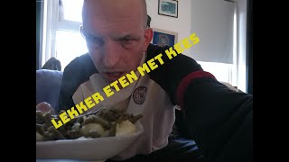 AARDAPPELEN MET BOONTJES EN EEN SCHNITZEL EN EEN TOETJE  LEKKER ETEN MET KEES 256 [upl. by Kcirrem]