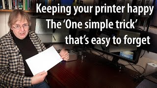 The simple procedure which helps keep your inkjet printer healthy Neglect it at your peril [upl. by Chemesh173]