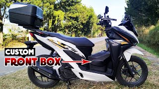 Honda Click 125i  Custom Front Box [upl. by Ona99]