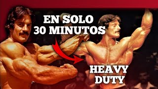 MÉTODO HEAVY DUTY MIKE MENTZER  PROS Y CONTRAS [upl. by Jueta]