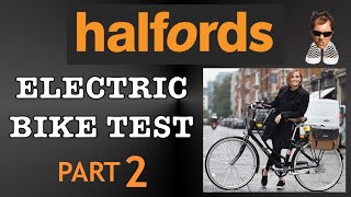 Pendleton Somerby EBIKE test amp review PART 2 Halfords [upl. by Rotman]