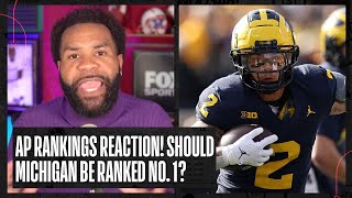 Should Michigan be ranked No 1 Plus Washington moves up and RJ Young reacts to the AP [upl. by Oilejor652]