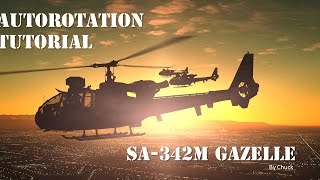 DCS Tutorial SA342M Gazelle Autorotation [upl. by Ybab303]