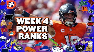 Very HONEST NFL Power Rankings Week 4 [upl. by Thea]