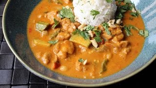 Peanut Curry Chicken  How to Make Chicken with Peanut Curry Sauce [upl. by Aniluj]