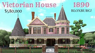 Bloxburg  Victorian House Circa 1890  Tour and Speedbuild Part 1 [upl. by Edin]