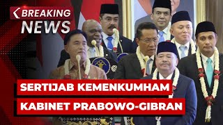 BREAKING NEWS  Sertijab Kementerian Hukum dan HAM Kabinet PrabowoGibran [upl. by Charie]