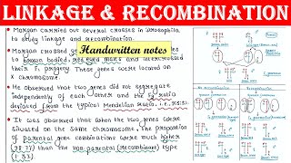 Linkage amp Recombination [upl. by Effy366]