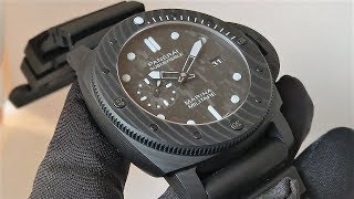 【一只錶加入特種部隊】PANERAI 沛納海 Submersible Marina Militare Carbotech 47mm PAM 979 [upl. by Pasia504]