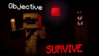 The objective is simple Survive Moded horror minecraft [upl. by Roselin]