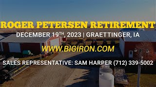 Roger Peterson Retirement  December 19 2023  BigIron Auctions [upl. by Cynde]