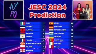 Junior Eurovision 2024  My Prediction  Top 17 [upl. by Zorana231]