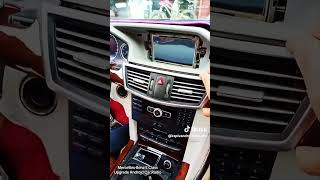 Mercedes Benz c class automobile androidauto funny smartphone carentertainment [upl. by Anirtik]