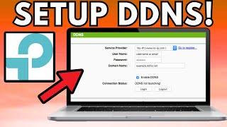 How to Setup DDNS Dynamic DNS on TP Link Router [upl. by Harms]