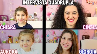 INTERVISTA QUADRUPLA con LE MIE NIPOTI  Cinzia Cavaleri [upl. by Nahrut]