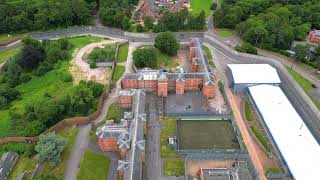 Old Broadmoor Hospital Vs New Broadmoor Hospital DJI Mini 3  4K [upl. by Tedmund99]