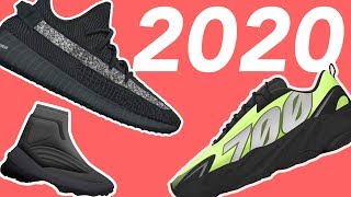 TOP 10 MOST HYPED YEEZYS FOR 2020 [upl. by Sergei]