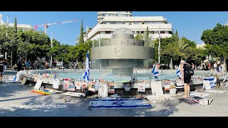 Dizengoff Square Fountain in Tel Aviv Reveals Oct 7 Trauma [upl. by Nylimaj18]