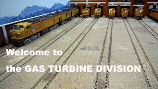 The Gas Turbine Division  Union Pacific Big Blow 3 Unit Turbine  HO lightssoundmotion QSI Titan [upl. by Aicener]