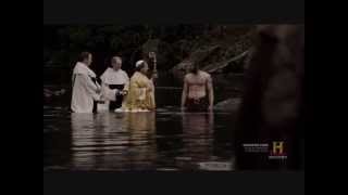 Vikings Ep07  Rollo gets baptized [upl. by Anidnamra]