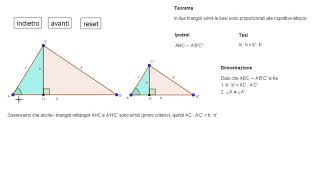 Altezze mediane e bisettrici di triangoli simili [upl. by Armington]