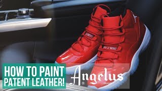 Jordan 11 Custom Patent Leather Walkthrough  Angelus Brand [upl. by Illak]