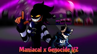 ♡FNF MASHUP♡ Maniacal x Genocide V2  Jon vs Tabi MIX [upl. by Carree]