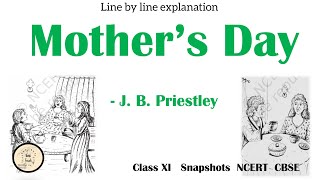 Mothers Day by J B Priestley  SNAPSHOTS  Class 11  in Tamil  NCERT [upl. by Jari]