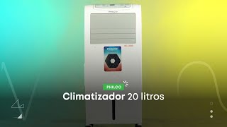 Climatizador de aire portátil fríocalor 3 velocidades 2100W Philco  94CP2022FCP [upl. by Dobson514]