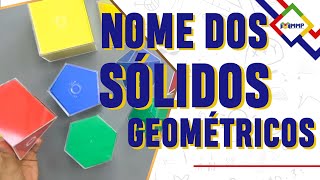 Nome dos Sólidos Geométricos👉🏻 MMP [upl. by Sweatt766]