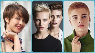 Unsere Top 20 ⚡ trendige kurzhaarfrisuren damen herbst 2018 [upl. by Nelehyram]