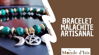 Bracelet Malachite  Pierre contre lArthrose  Pierre Anti Douleur Naturelle [upl. by Noroj247]