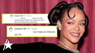 Rihanna SLAMS Haters Over 2024 Election Post ‘You’re Fed’ [upl. by Lletnom]