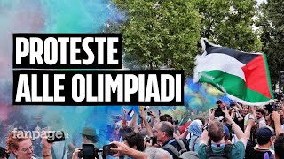 Proteste alle Olimpiadi 2024 quotSenzatetto e studenti cacciati da Parigiquot [upl. by Parrie858]