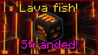 How to LAVAFISH in STRANDED  Hypixel Skyblock [upl. by Aeila]