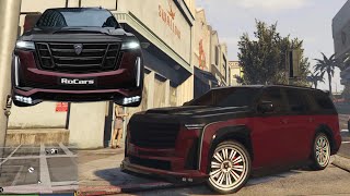 Albany Cavbalcade XL Customization gta 5 Escalade [upl. by Barsky]