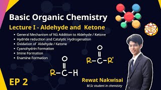 EP 2 Aldehyde and Ketone  Basic Organic Chemistry  by PEx [upl. by Nodnil684]