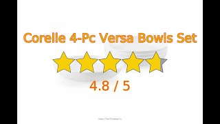 Lets review Corelle 4Pc Versa Bowls Set [upl. by Eetsud504]