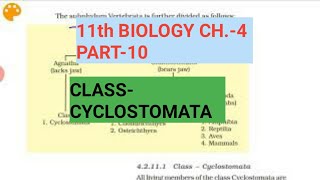 Class 11 BiologyCh4 Part10Class CyclostomataStudy with Farru [upl. by Tsui]