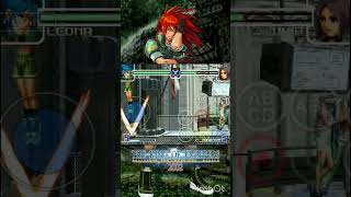 kof 2002 combo Leona 1 kof kof2002 [upl. by Lucic148]