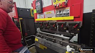 Amada Press Brake Model RG3512LD 35 Ton 49 Inch with Programmable Back Gauge amp Safety Curtain [upl. by Chapnick21]