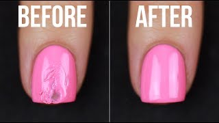 How to FIX Smudged Nail Polish 5 ways  KELLI MARISSA [upl. by Ecnahoy801]