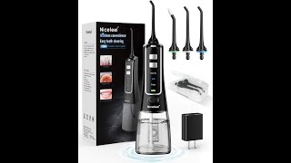 TEETH WHITENING  WATER FLOSSER  TEETH CLEANER  NICE FEEL  300 ML  USB  2023 [upl. by Lahcar]